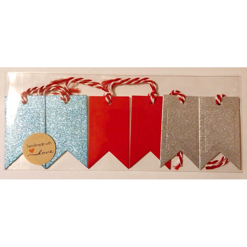 Glitter Gift Tags (6 pack)